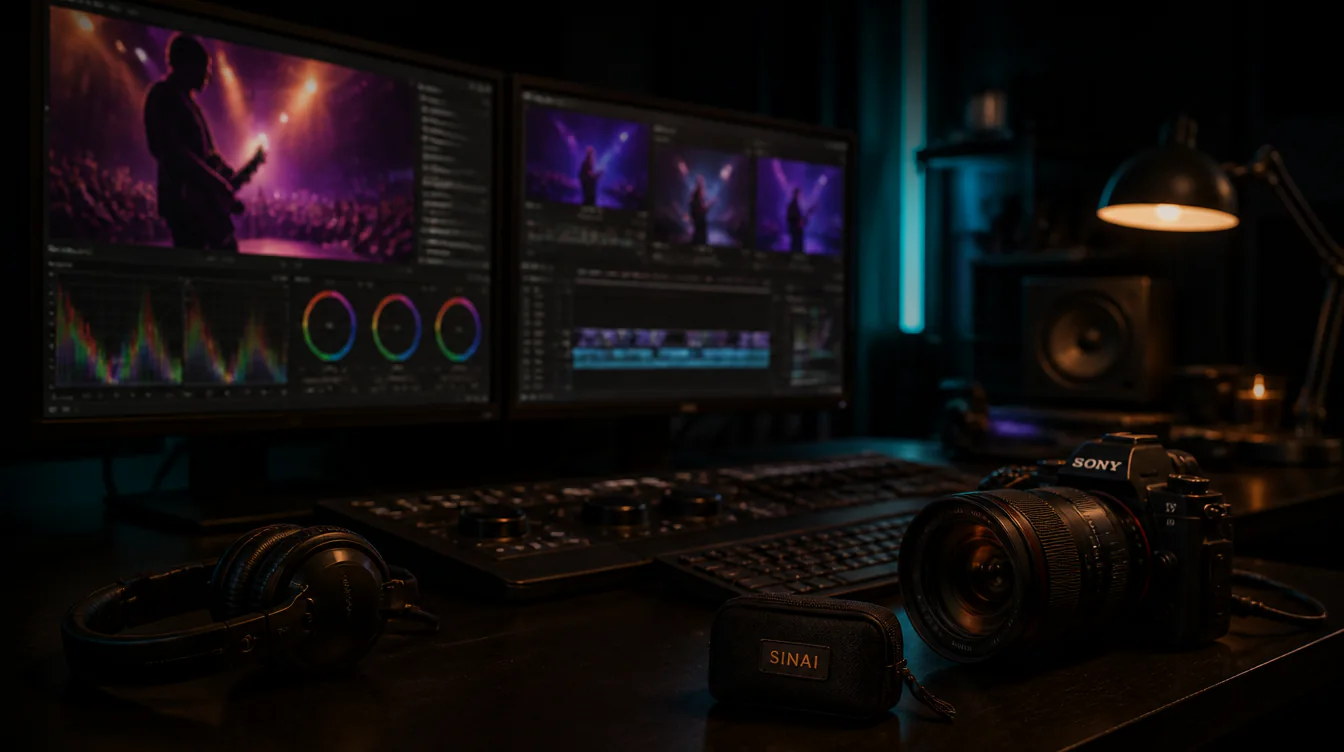 Music Artist Video supporting image showing music artist color grade for Sinai Media clients in Woodstock and the Atlanta area.